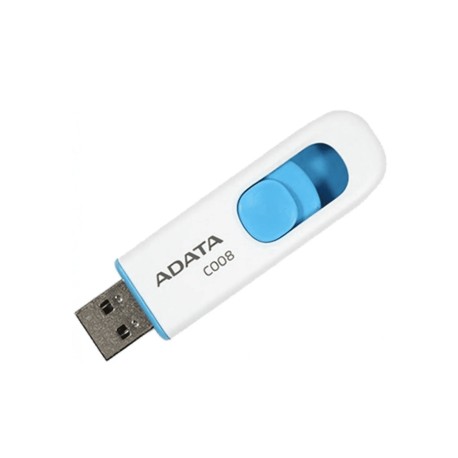 Memoria Usb Adata C008 16gb 2.0 Blanco/azul