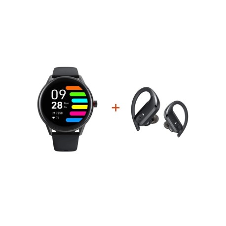 Combo Smart Watch Pro 1,Soundpeats+Audífonos Bluetooth 5.0 S5.Negros