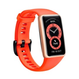 Smart Band Huawei Band 6. 14 Días de batería, Naranja.