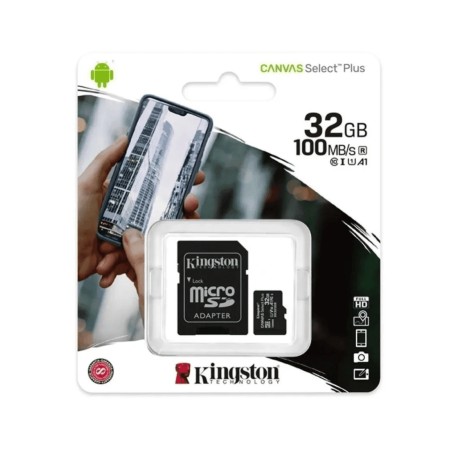 Memoria Micro Sd Kingston 32gb Canvas Select Plus