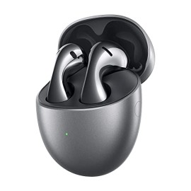 HUAWEI FreeBuds 5, Hi-Res, hasta 30 Horas de reproducción, ANC, Gris Acero, Compatible con Android e iOS