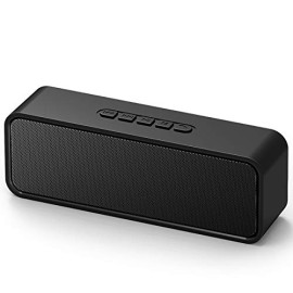 Bocina Bluetooth Portátil, Duales Altavoz Inalámbrico Bluetooth 5.0 con Sonido Estéreo HD, Bajos Profundos, Altavoz portátil Bl